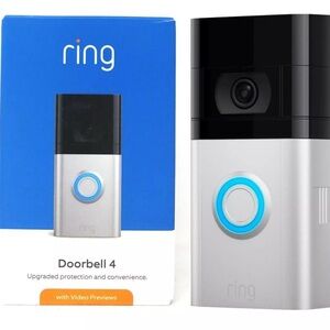 Ring Doorbell 4 with Video Previews
